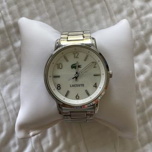 *Excellent condition* Lacoste Mother of Pearl Stainless Steel Watch